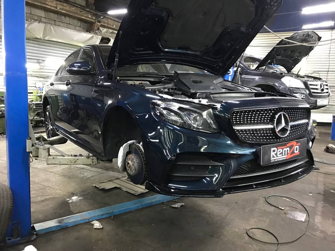 Mercedes W213 Е ремонт подвески